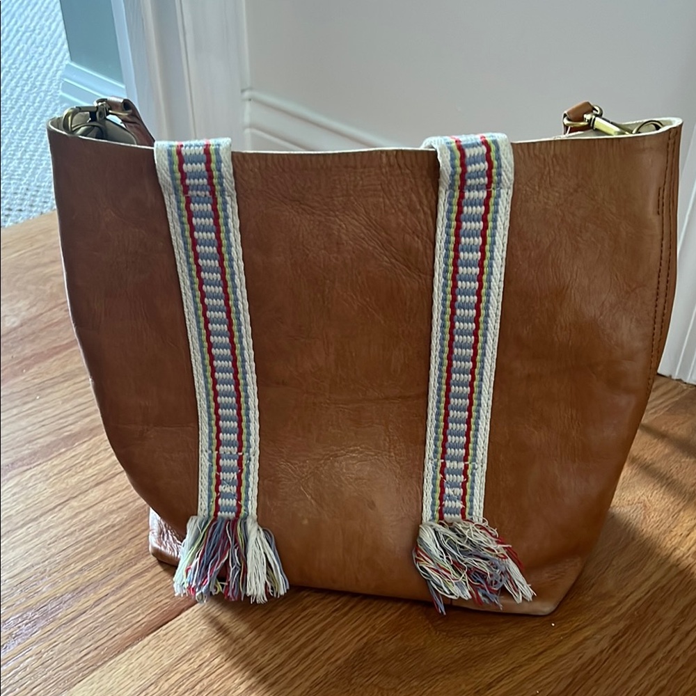 Madewell Brown Backpack with Sturdy Design